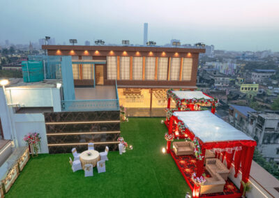 The Royal Courtyard – Drone View