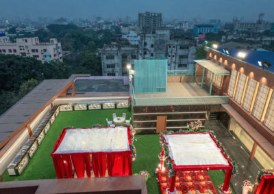 The Royal Courtyard – Drone View